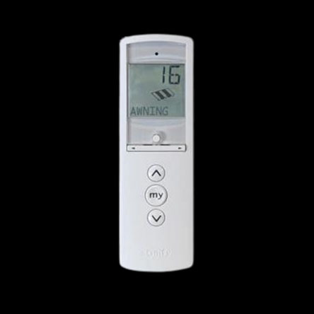remote with LCD dispaly to control multiple outdoor structures with one central point